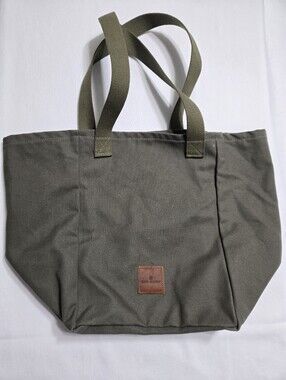 JON HART Cotton Canvas Olive Green Tote